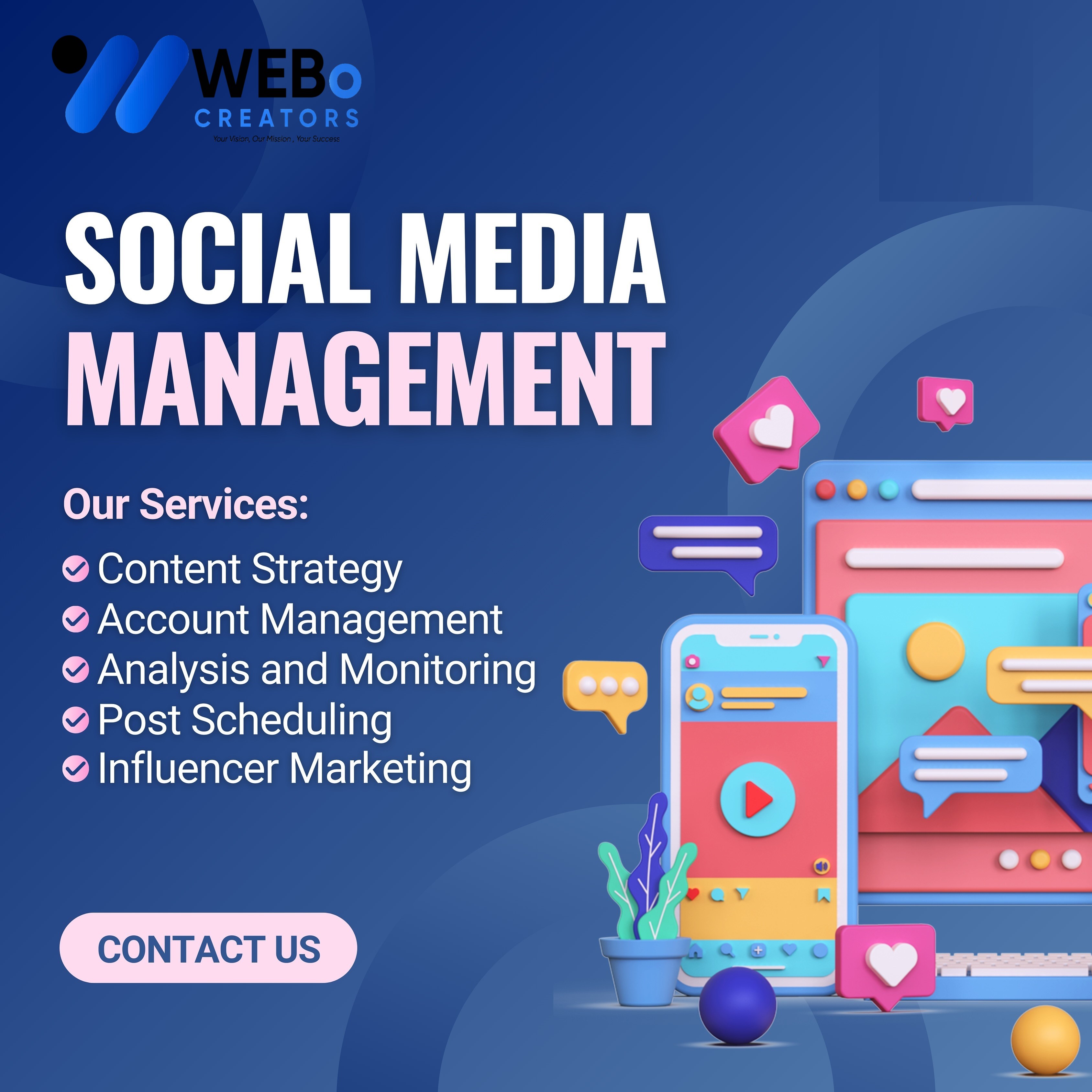 Social Media Account Management Services in Lahore | Facebook Instagram Marketing