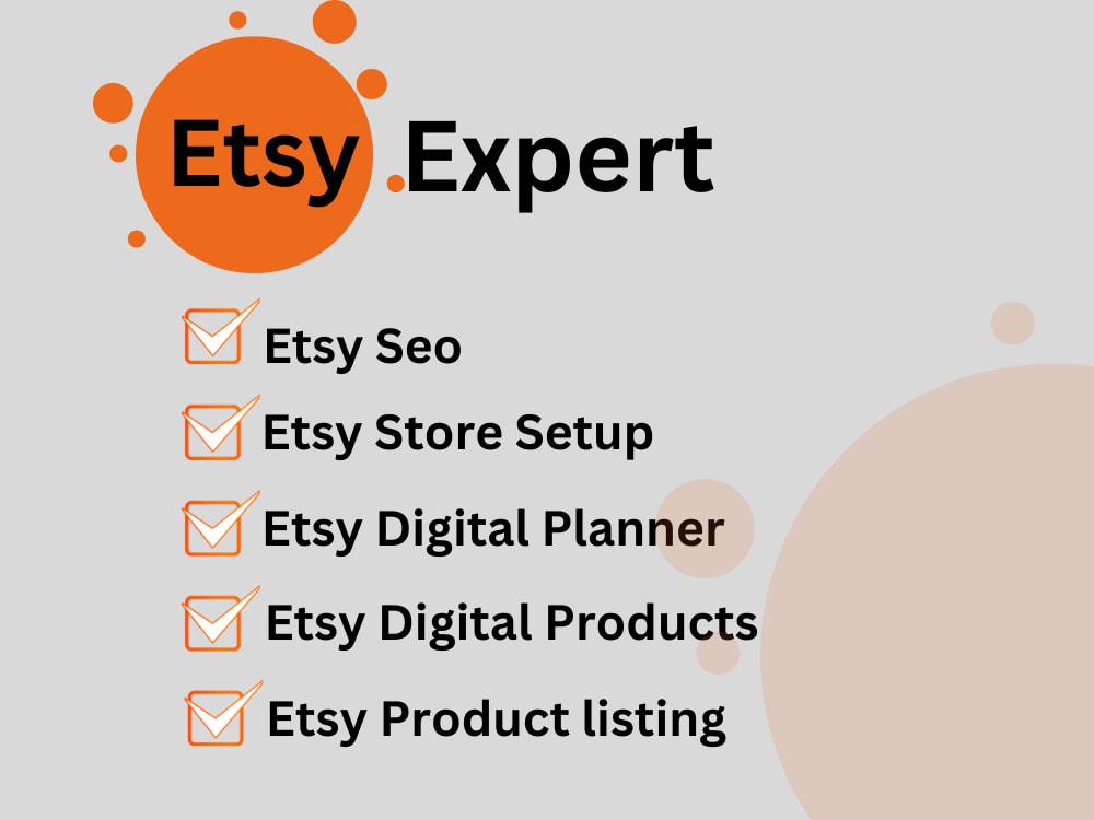 Etsy Shop Setup Service | Branding, SEO, Banner Design, Product Listings in Lahore
