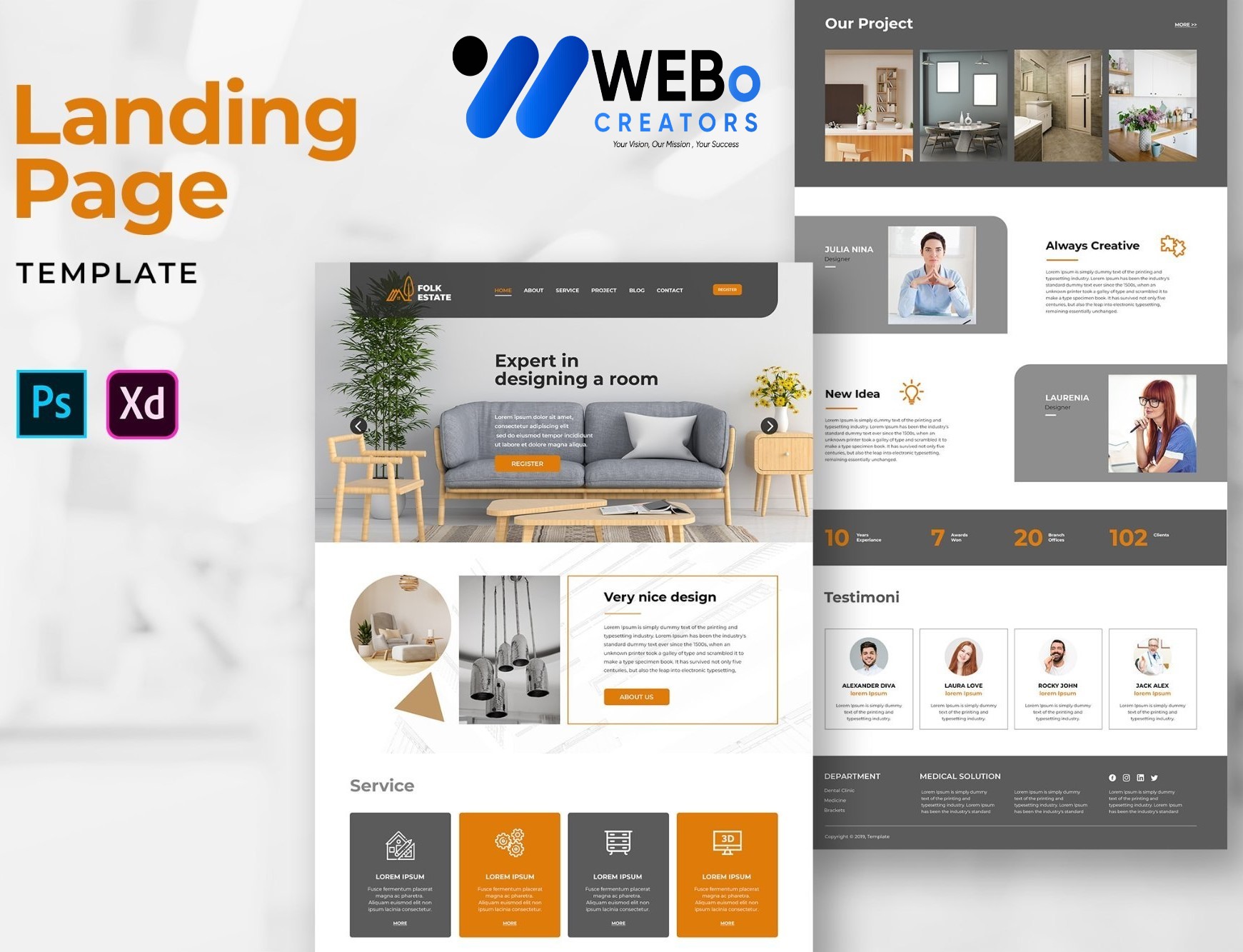 Creative Landing Page Designs, Themes, Graphic Elements for Lahore Businesses 2026
