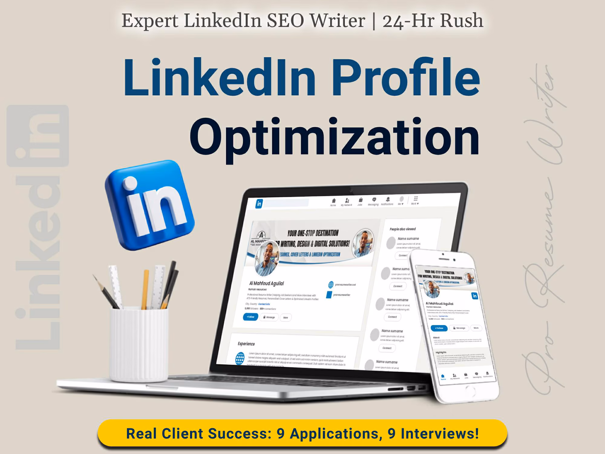 Profile Optimization & Enhancement LinkedIn Profile Building & Writing Services in Lahore 2026