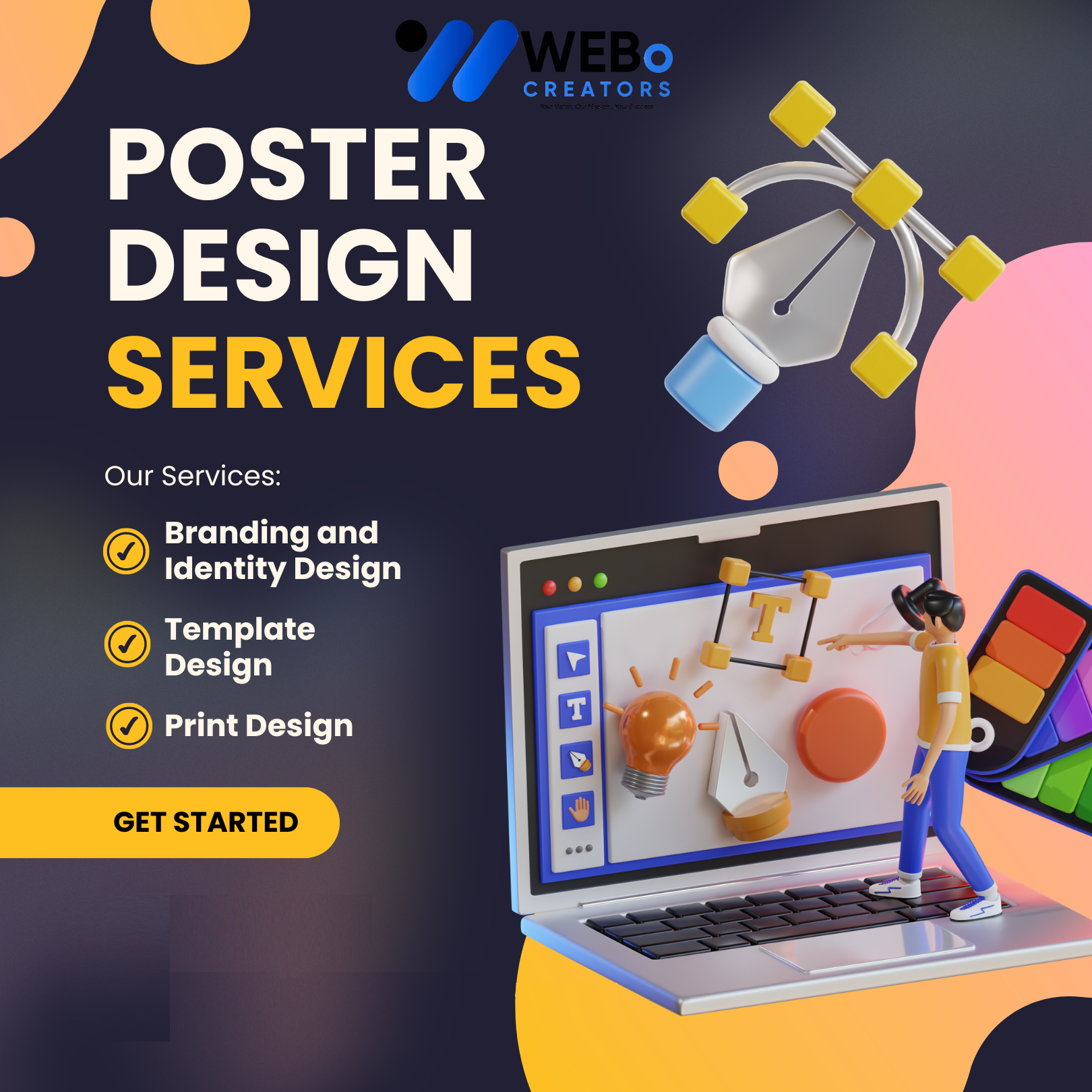 Poster Design Service | Get Powerful Advertising Poster in Lahore for Business and Events