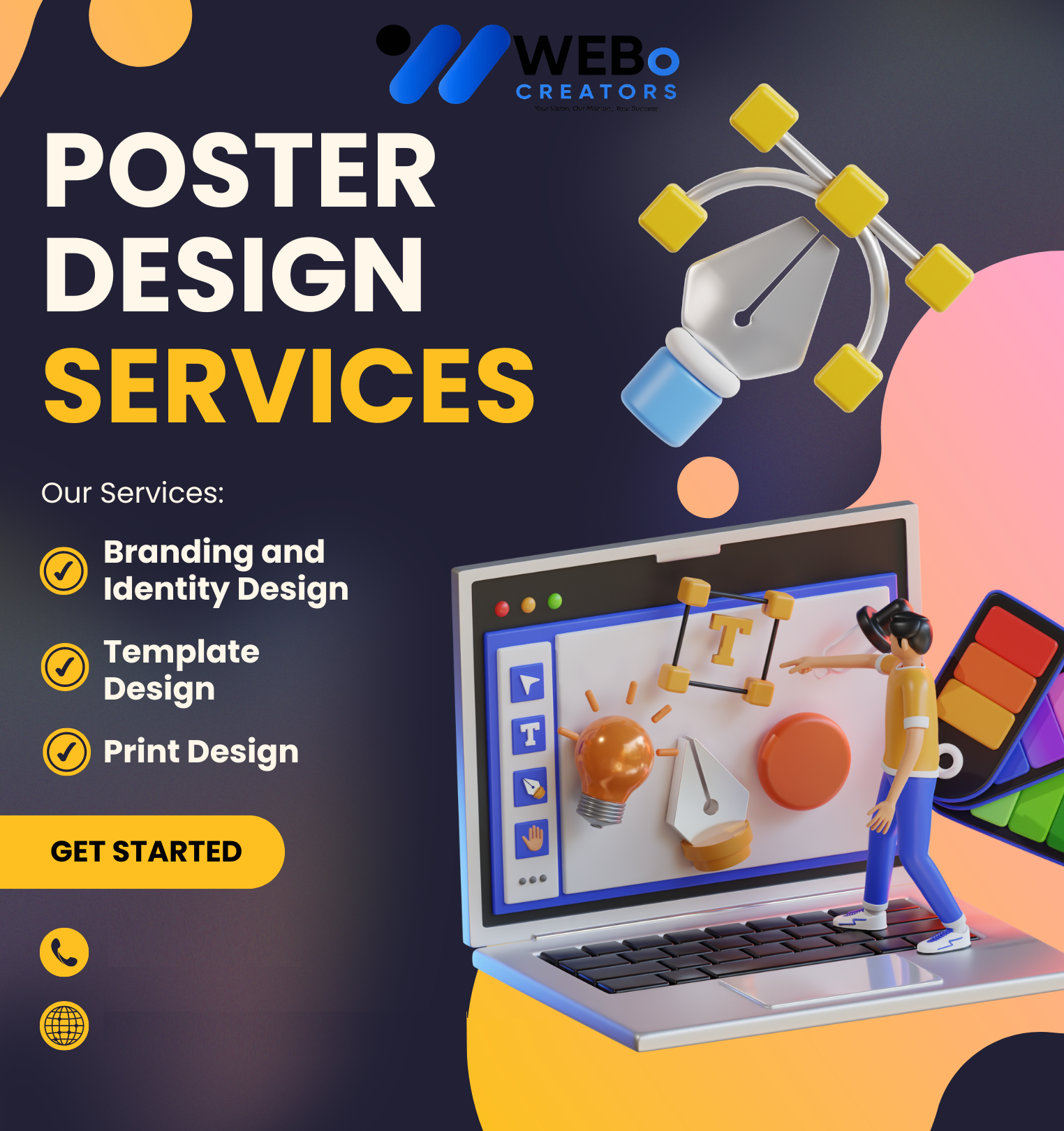 Best Print Design Services in Lahore Flyers Brochures Posters