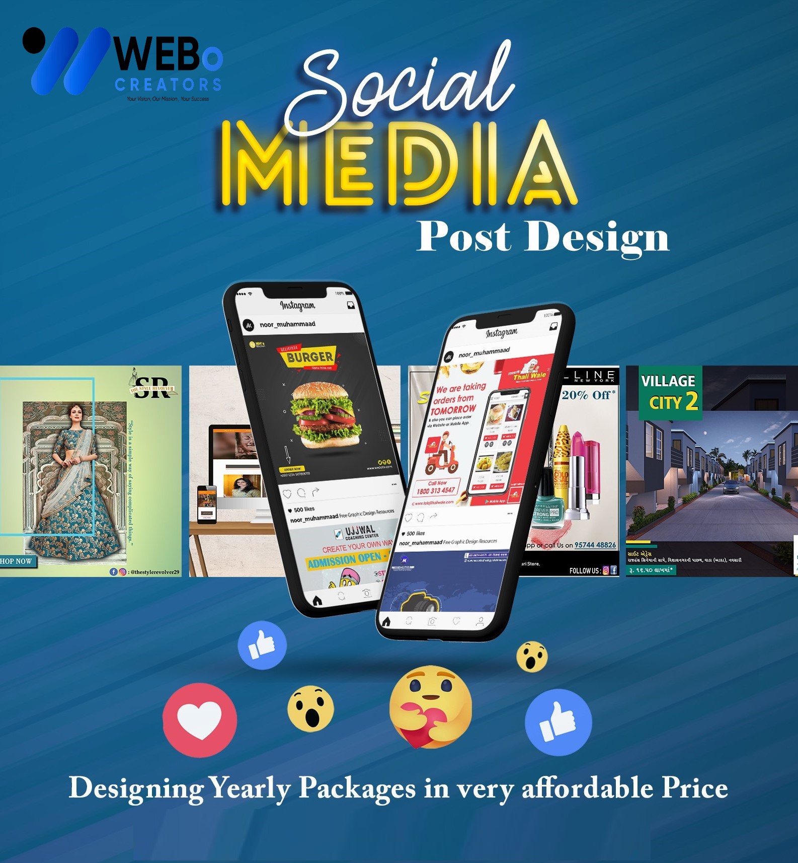 Social Media Post Design Services in Lahore for Businesses and Brands